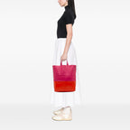 Celine Bicolor Leather Vertical Cabas Tote