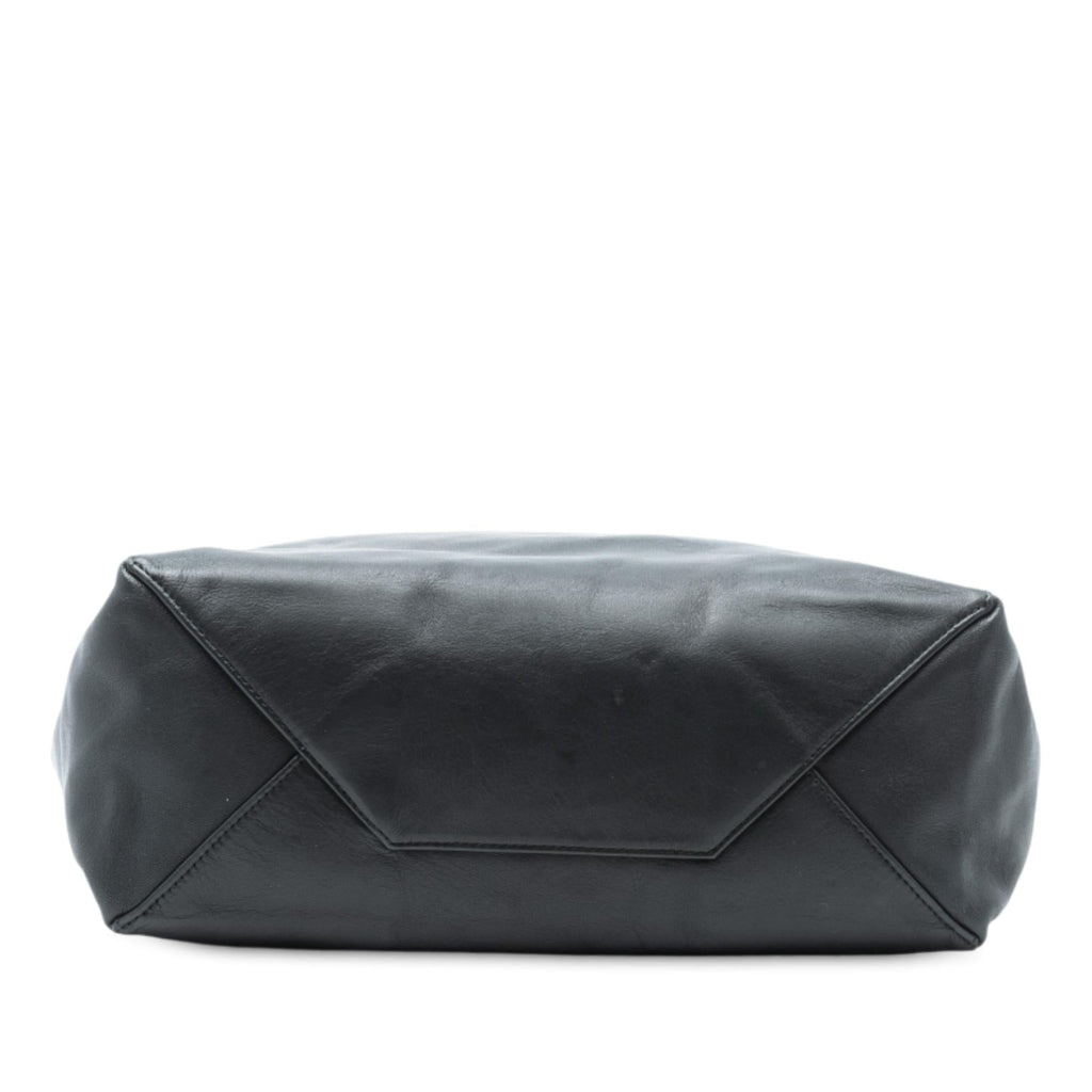 Celine Bicolor Leather Vertical Cabas Tote