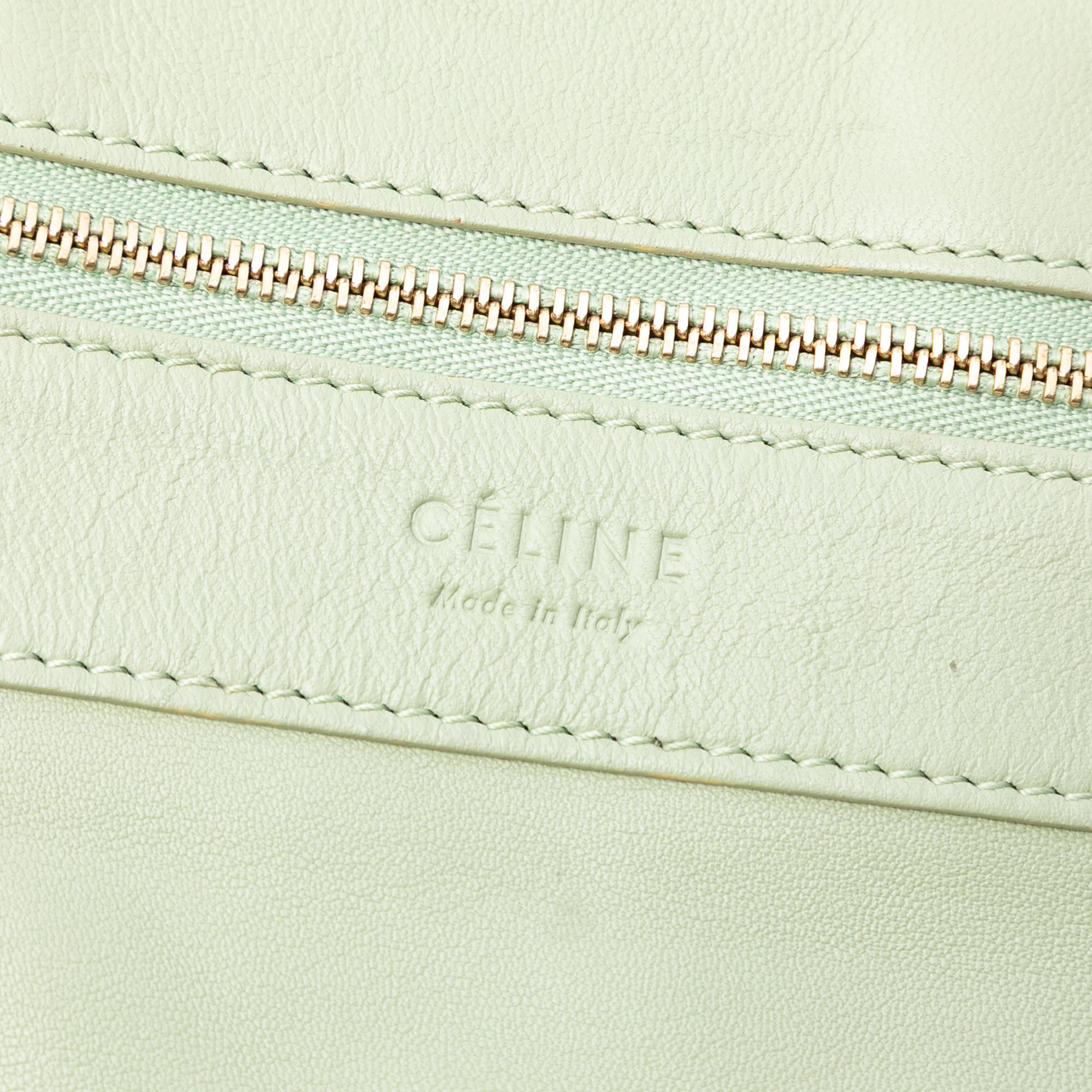 Celine Bicolor Leather Vertical Cabas Tote