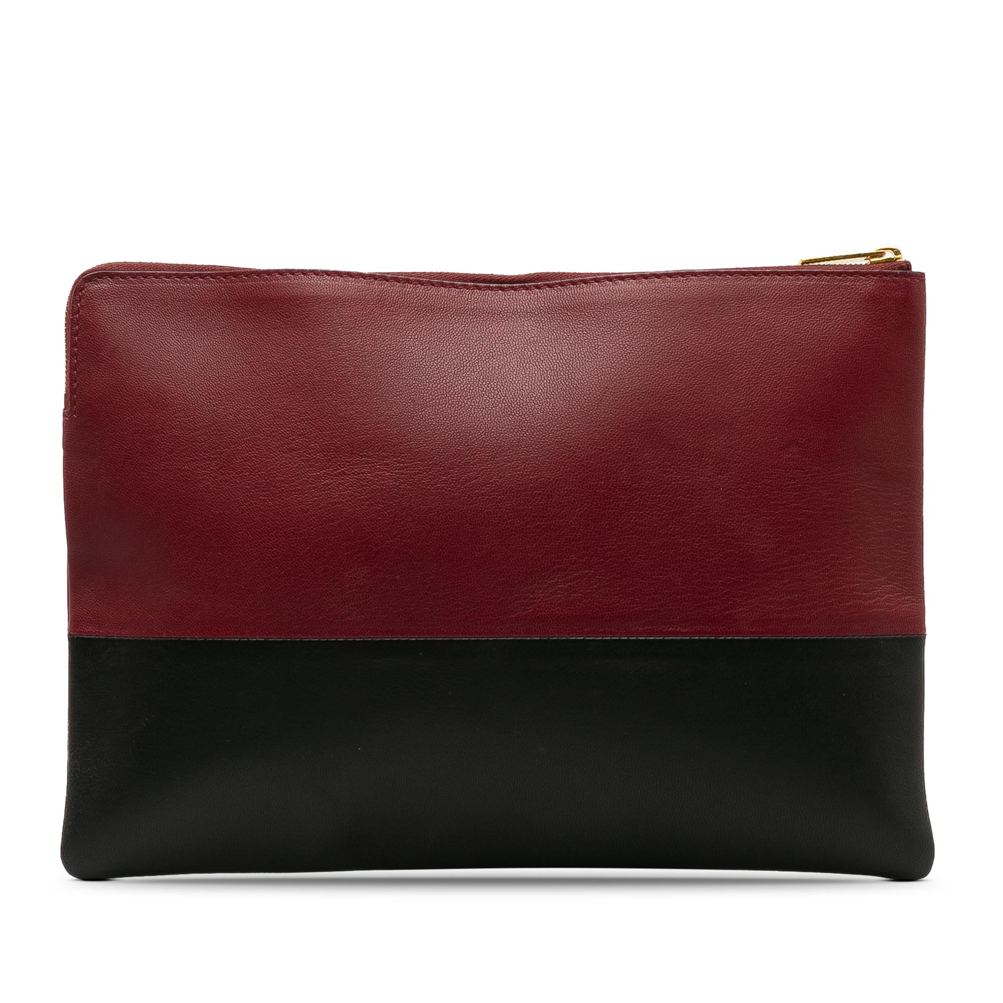 Celine Bicolor Solo Clutch Bag (SHG-5ckNhv)