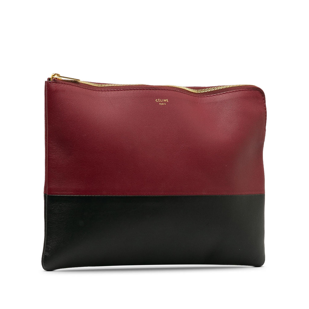 Celine Bicolor Solo Clutch Bag (SHG-5ckNhv)