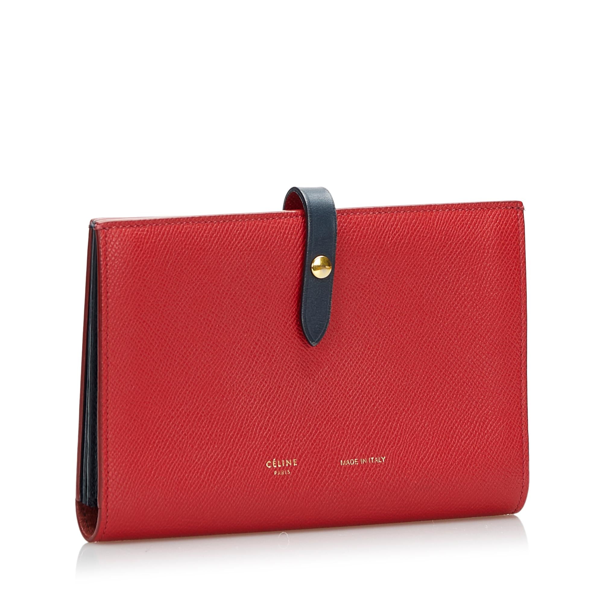 Celine Bicolor Strap Multifunction Wallet (SHG-37790)