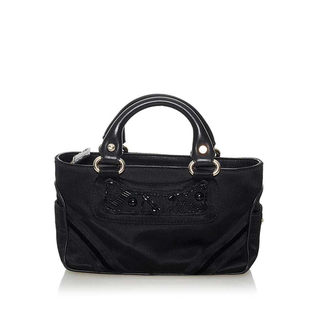 Celine Boogie Canvas Handbag (SHG-28170)