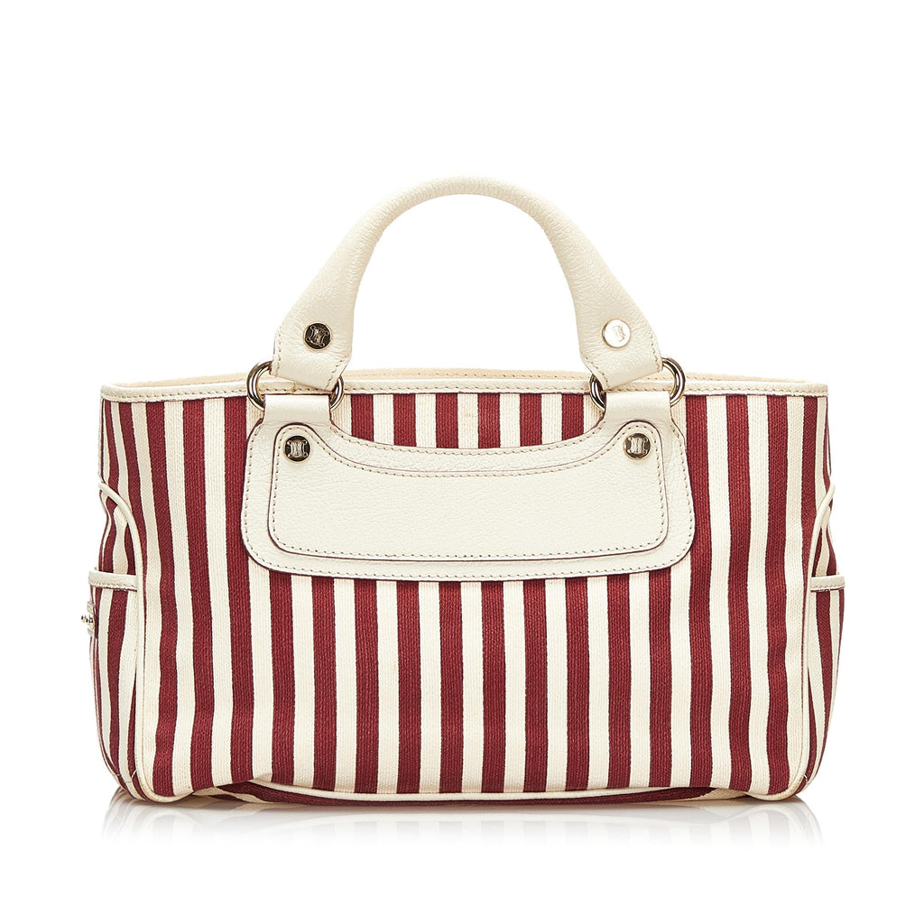 Celine Boogie Canvas Handbag (SHG-35744)