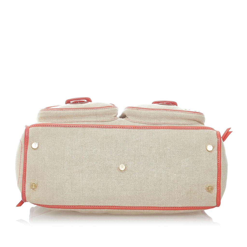 Celine Boogie Canvas Handbag (SHG-nuvtU4)
