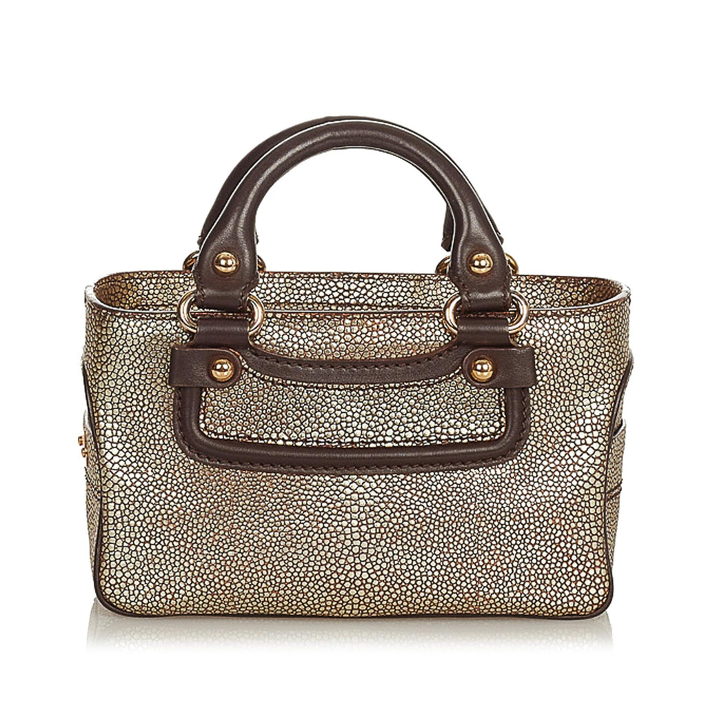 Celine Boogie Galuchat Handbag (SHG-26107)