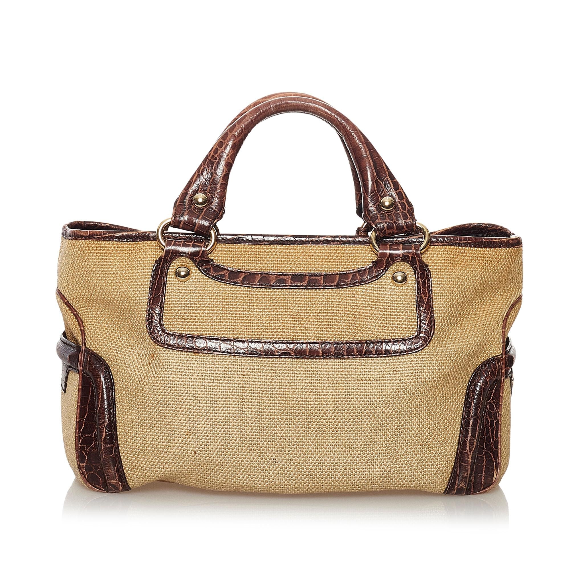 Celine Boogie Raffia Handbag (SHG-33293)