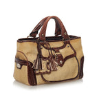 Celine Boogie Raffia Handbag (SHG-33293)