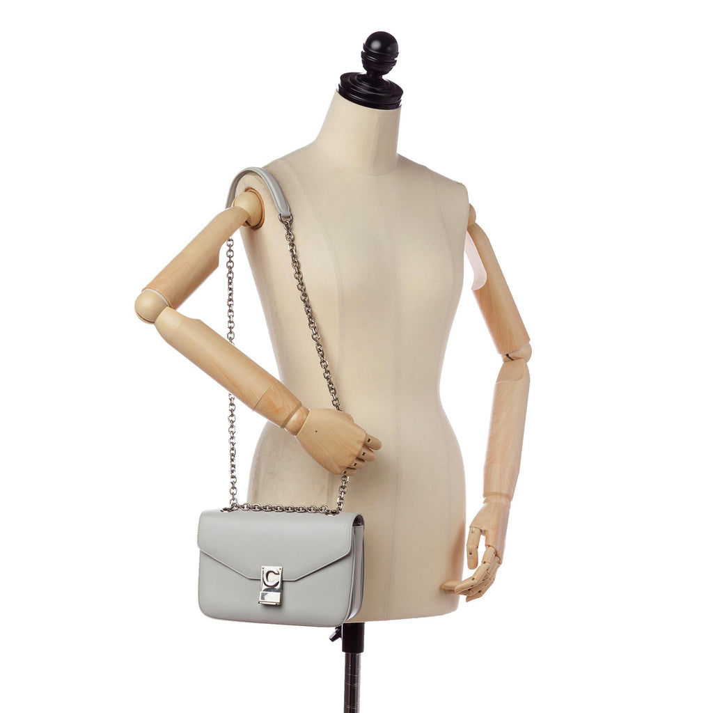 Celine C Bag Leather Crossbody Bag (SHG-35470)
