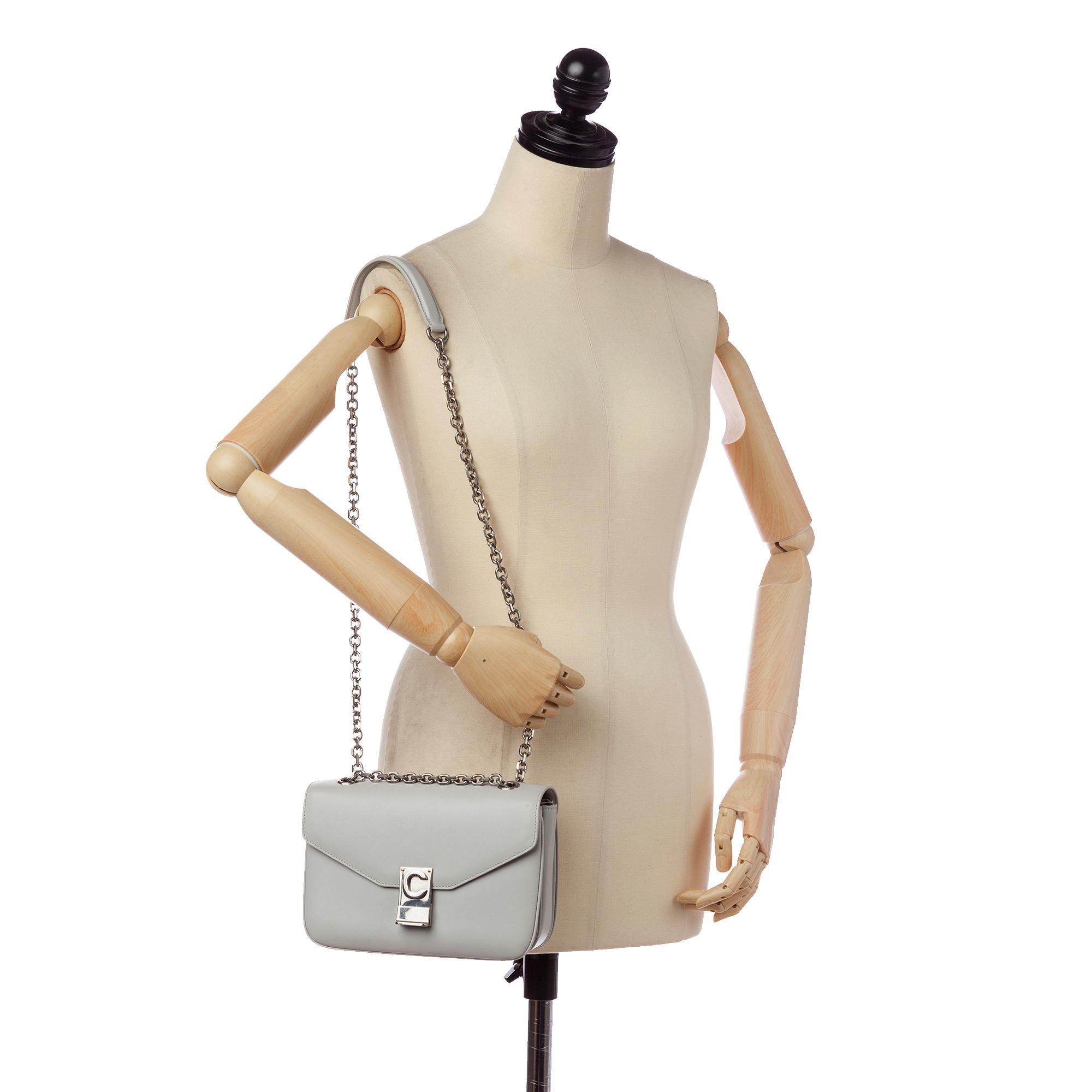 Celine C Bag Leather Crossbody Bag (SHG-35470)