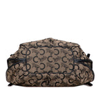 Celine C Carriage Canvas Bittersweet Hobo
