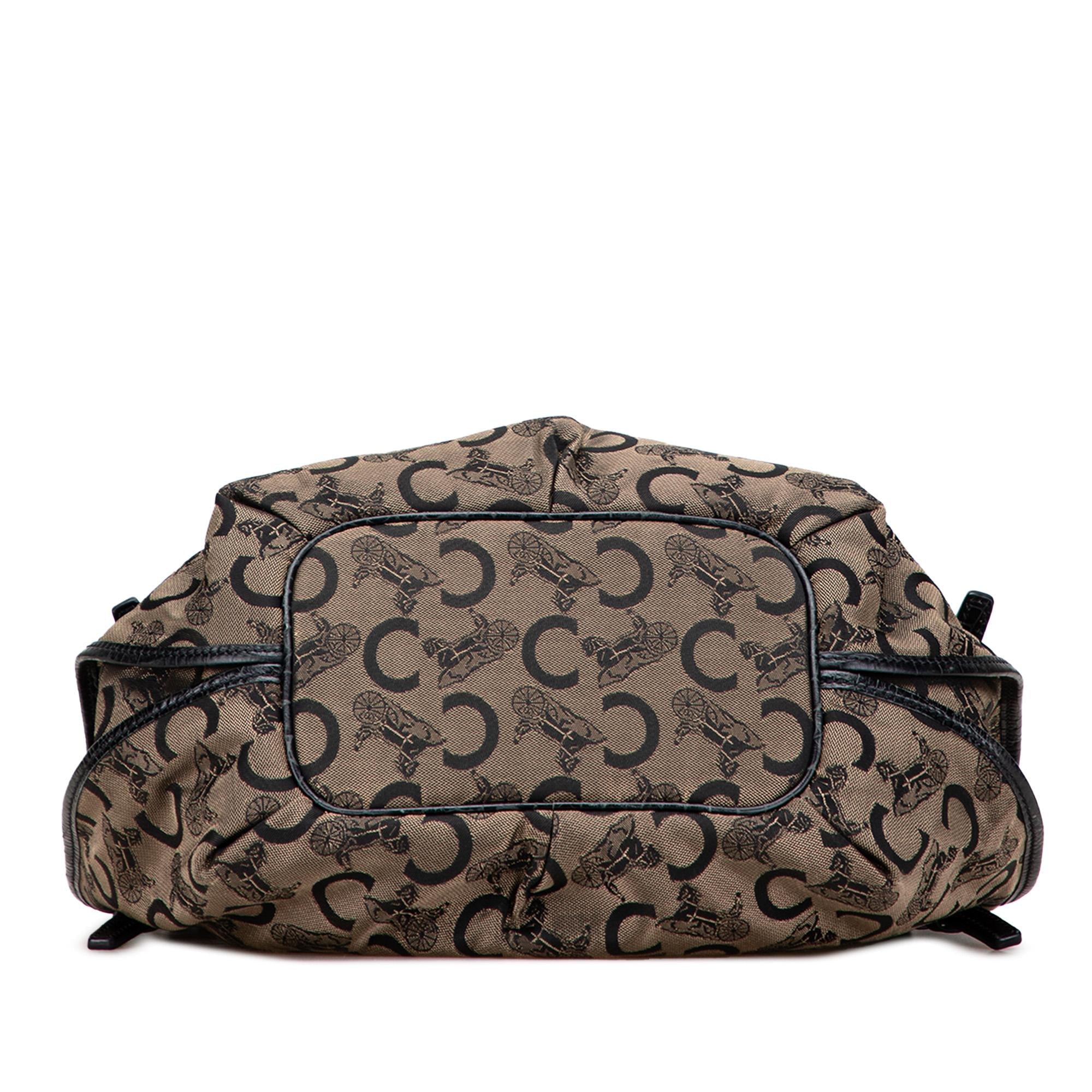 Celine C Carriage Canvas Bittersweet Hobo