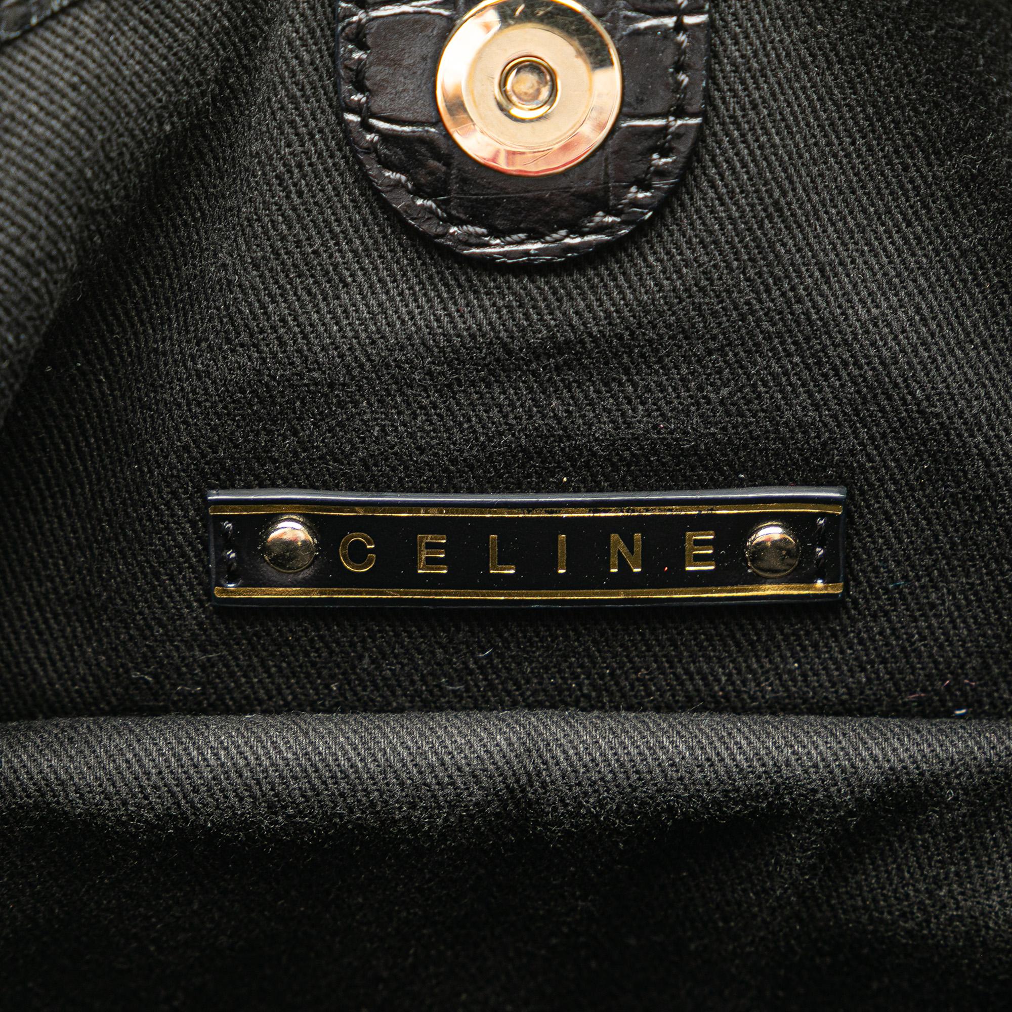 Celine C Carriage Canvas Bittersweet Hobo