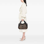Celine C Carriage Canvas Bittersweet Hobo