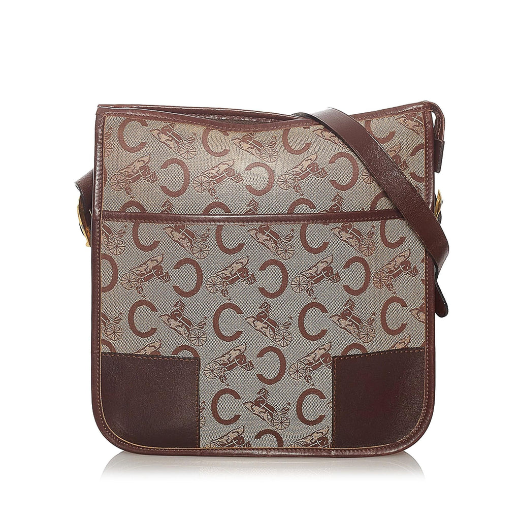 Celine C Carriage Canvas Crossbody Bag (SHG-27824)
