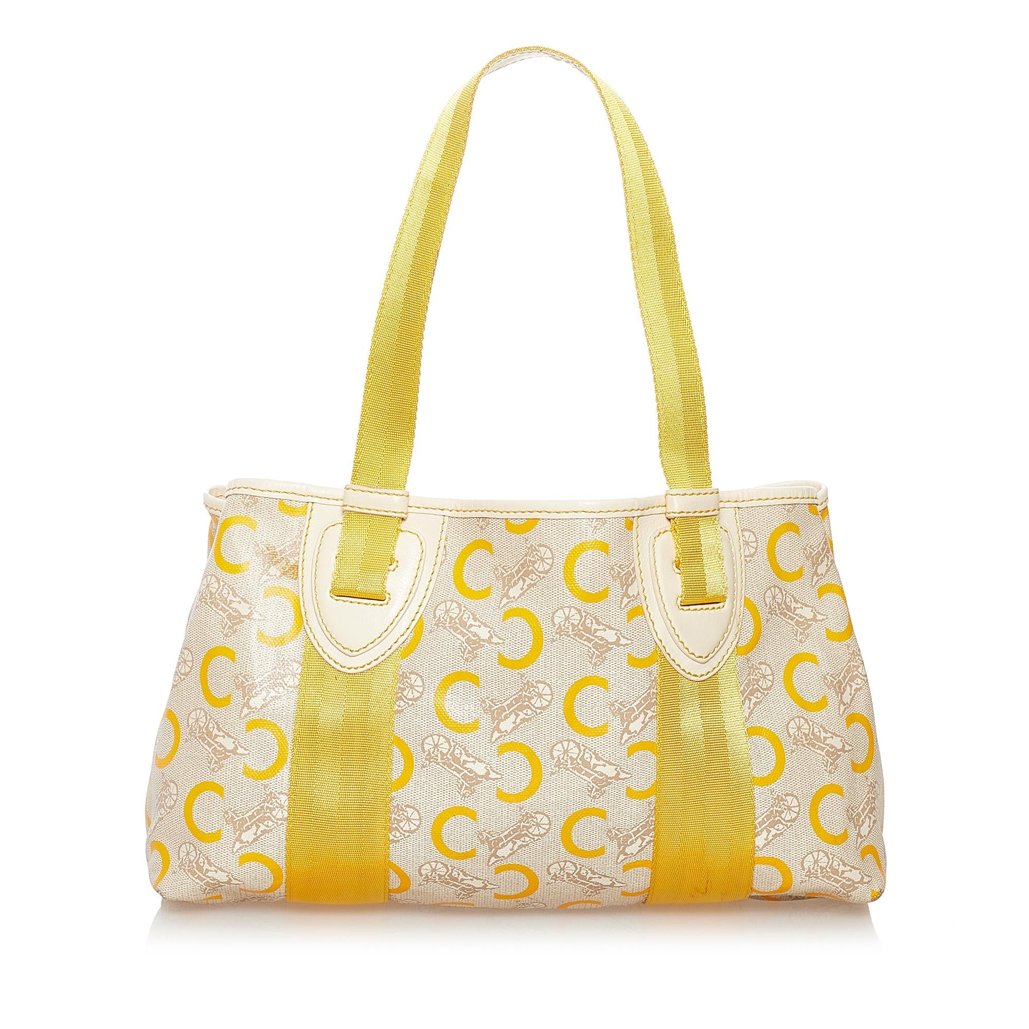 Celine C Carriage Canvas Tote Bag (SHG-32310)
