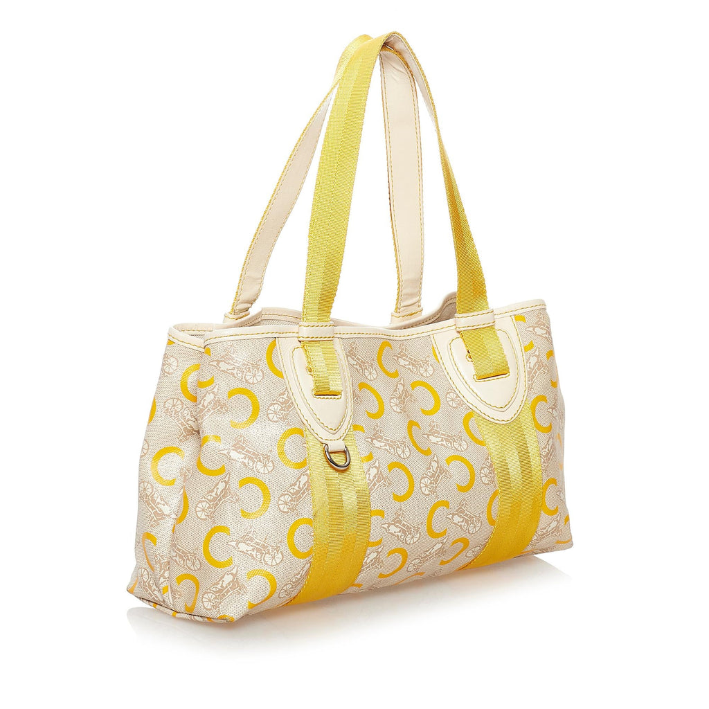 Celine C Carriage Canvas Tote Bag (SHG-32310)