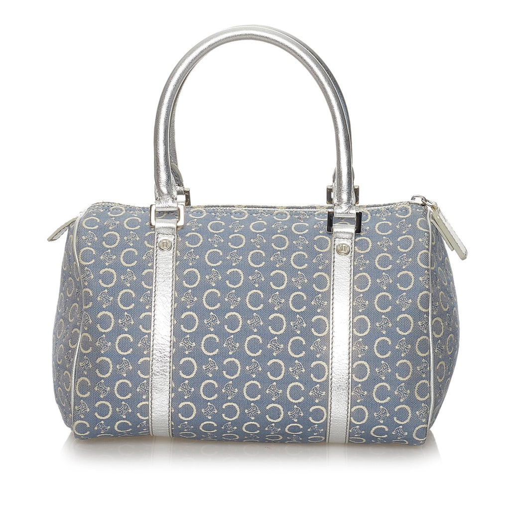 Celine C Macadam Canvas Boston Bag (SHG-31324)