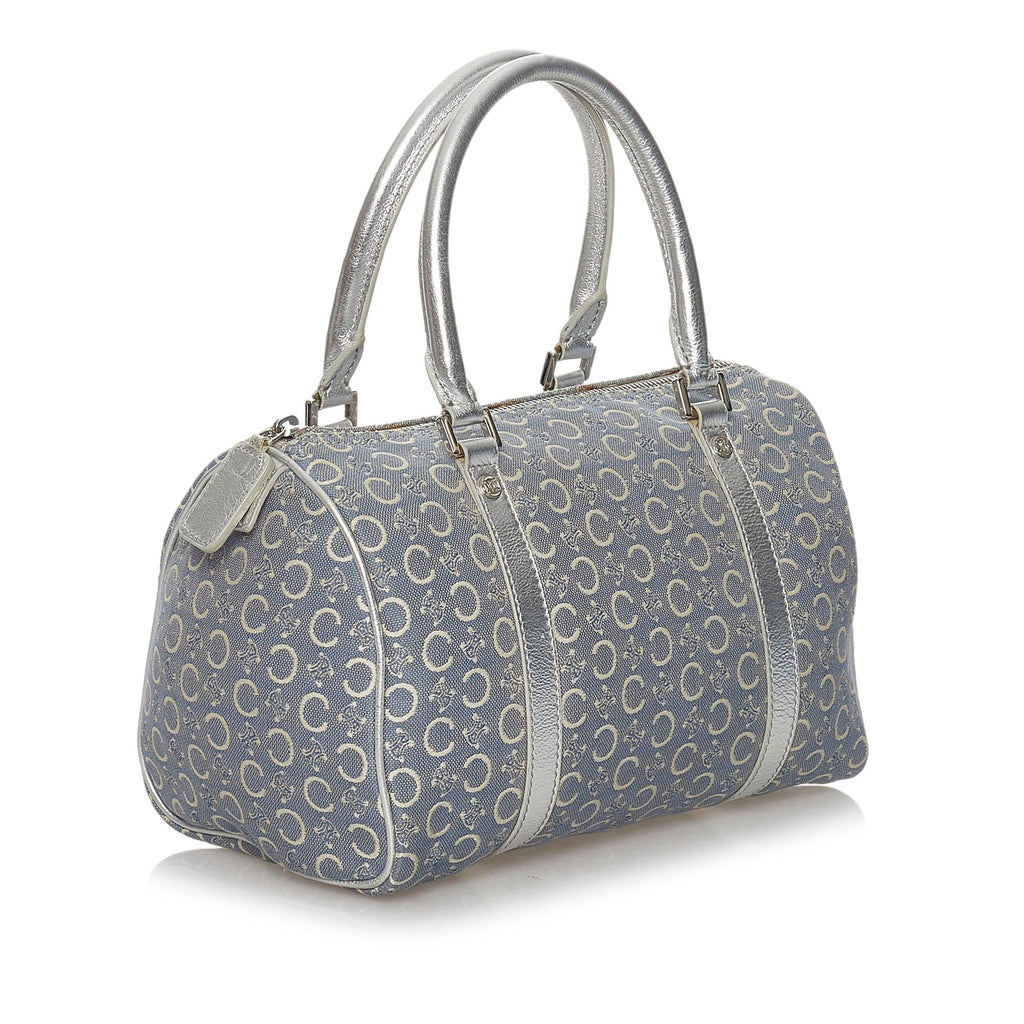 Celine C Macadam Canvas Boston Bag (SHG-31324)