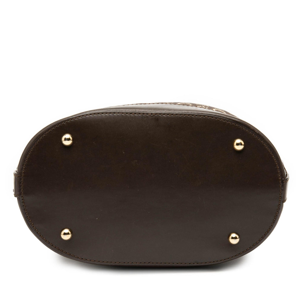 Celine C Macadam Canvas Bucket Bag
