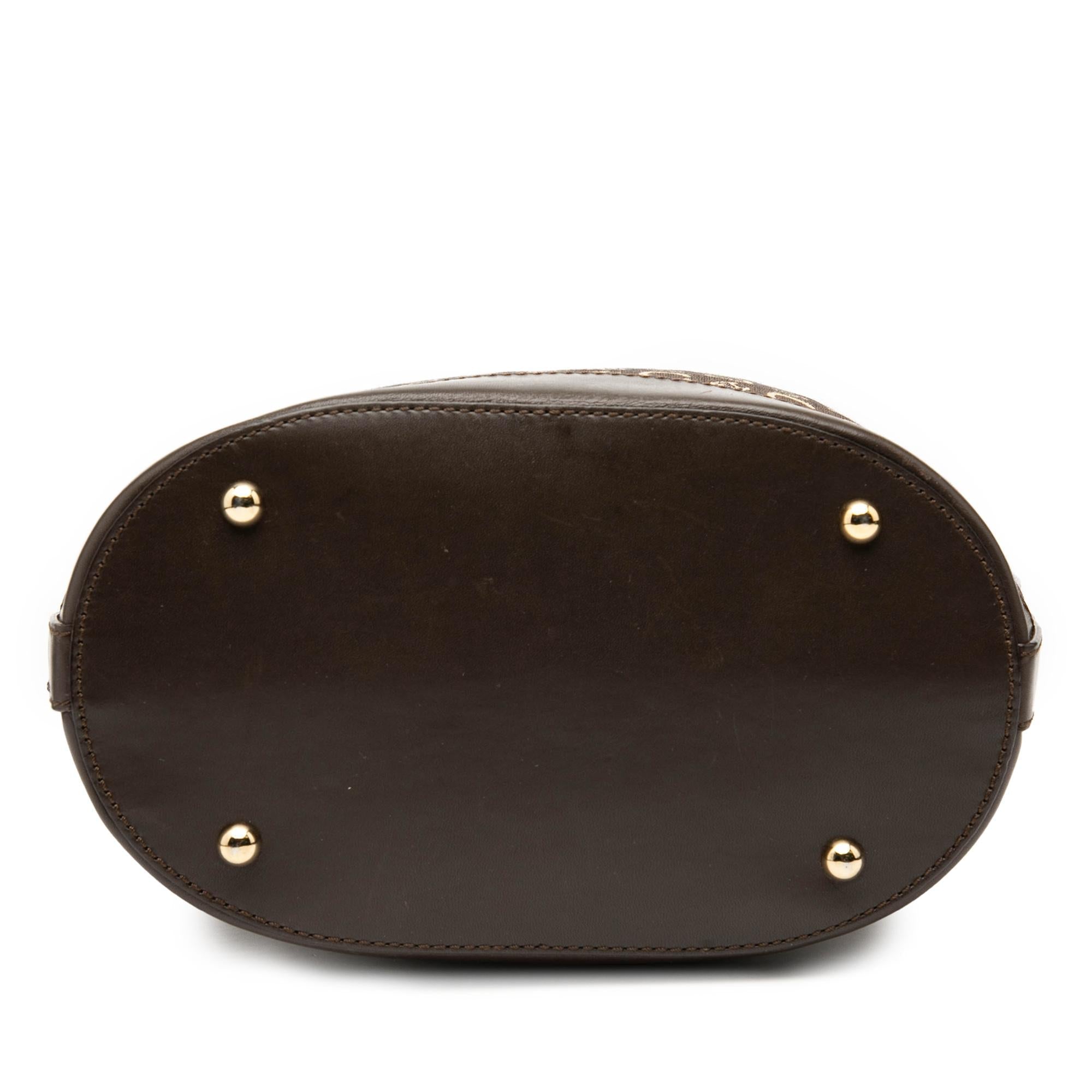 Celine C Macadam Canvas Bucket Bag