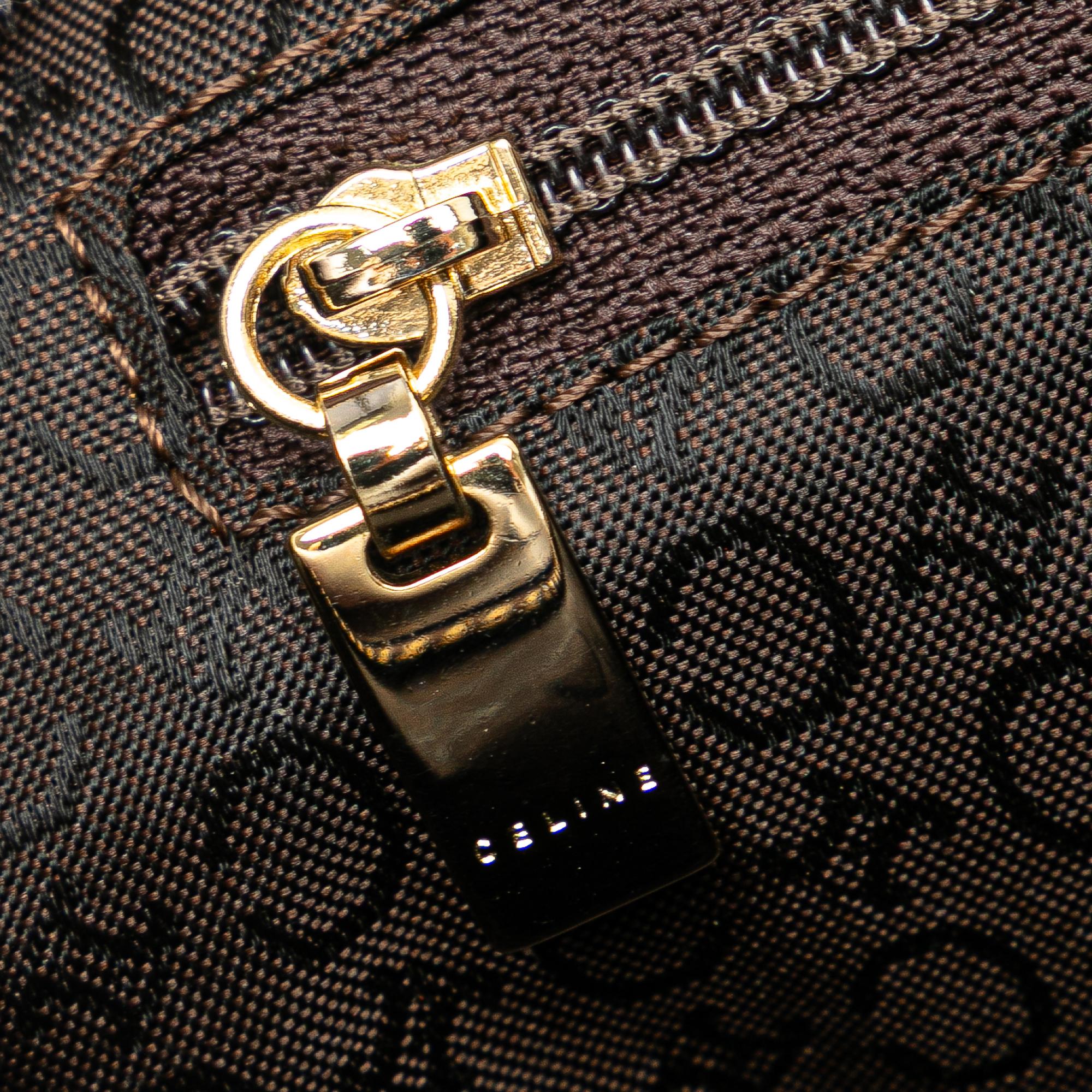 Celine C Macadam Canvas Handbag