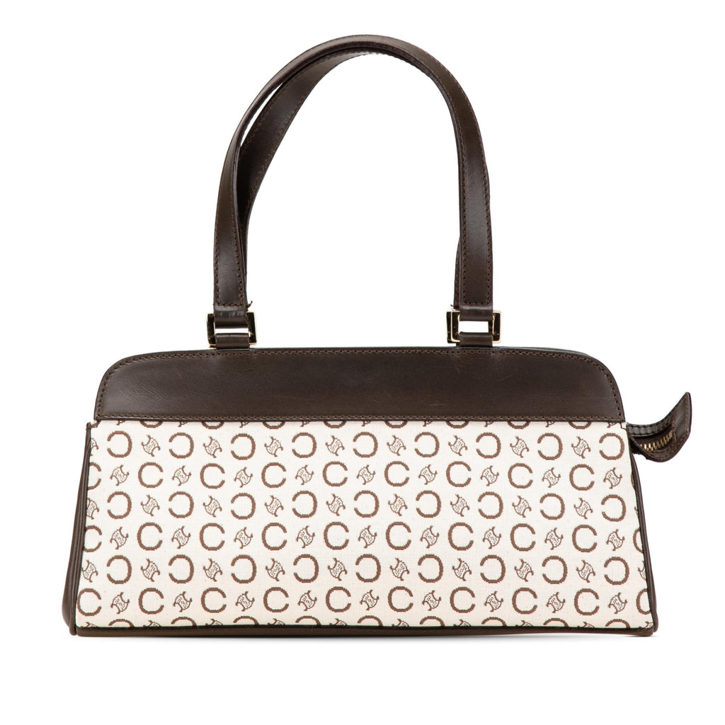 Celine C Macadam Canvas Handbag