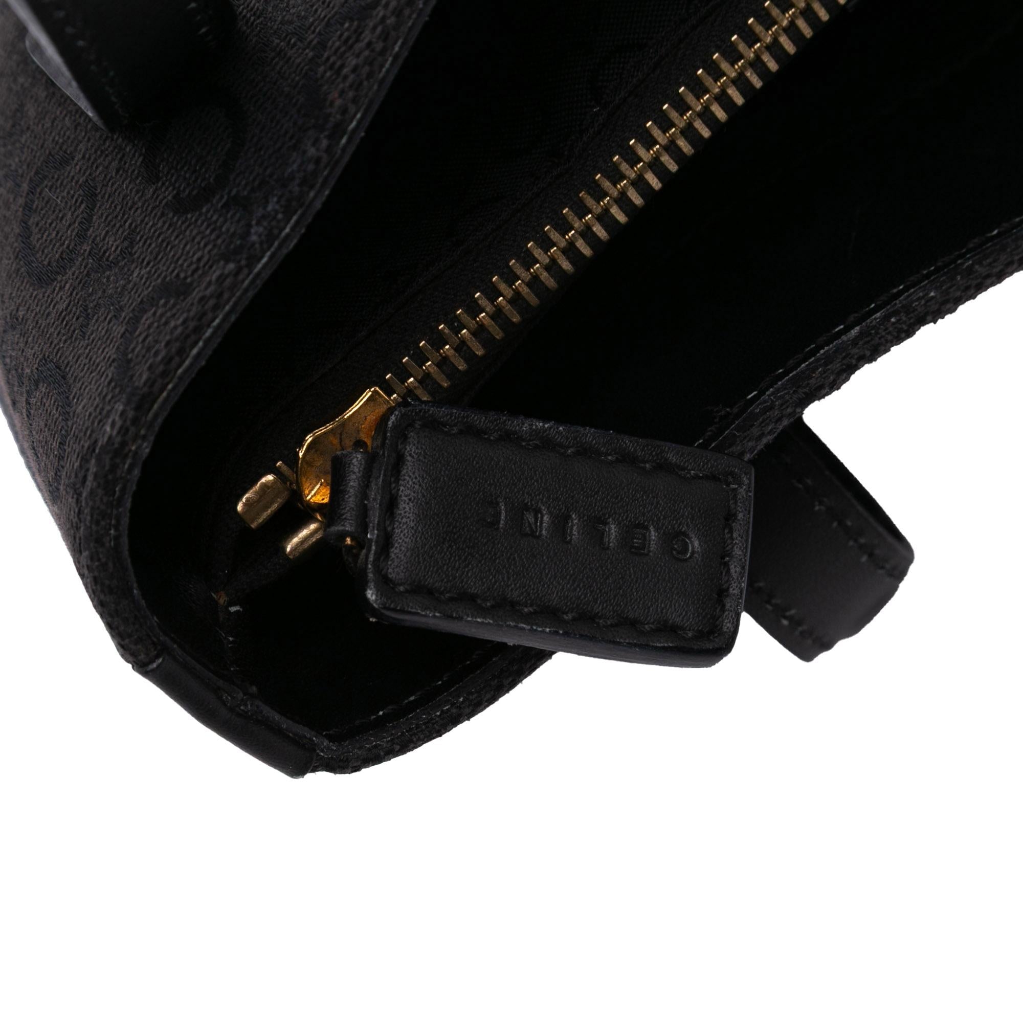 Celine C Macadam Canvas Handbag