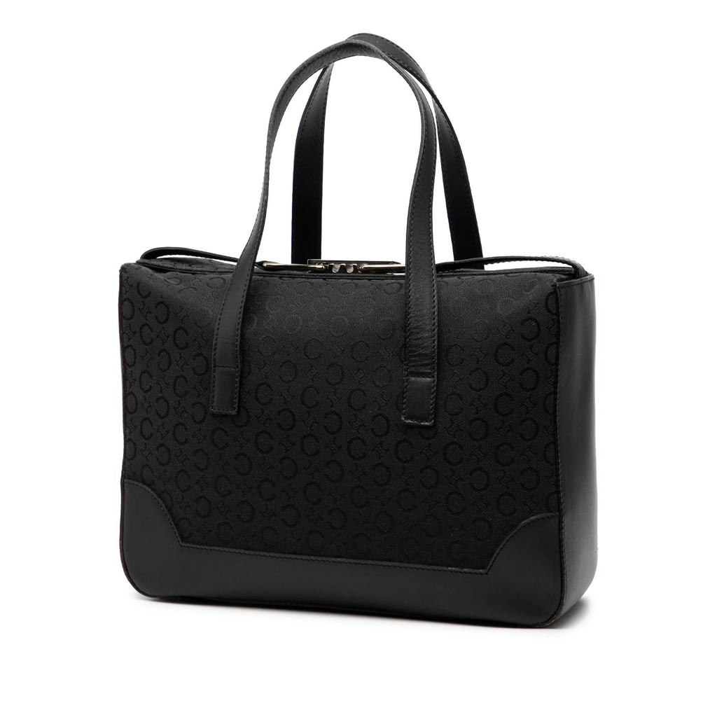 Celine C Macadam Canvas Handbag