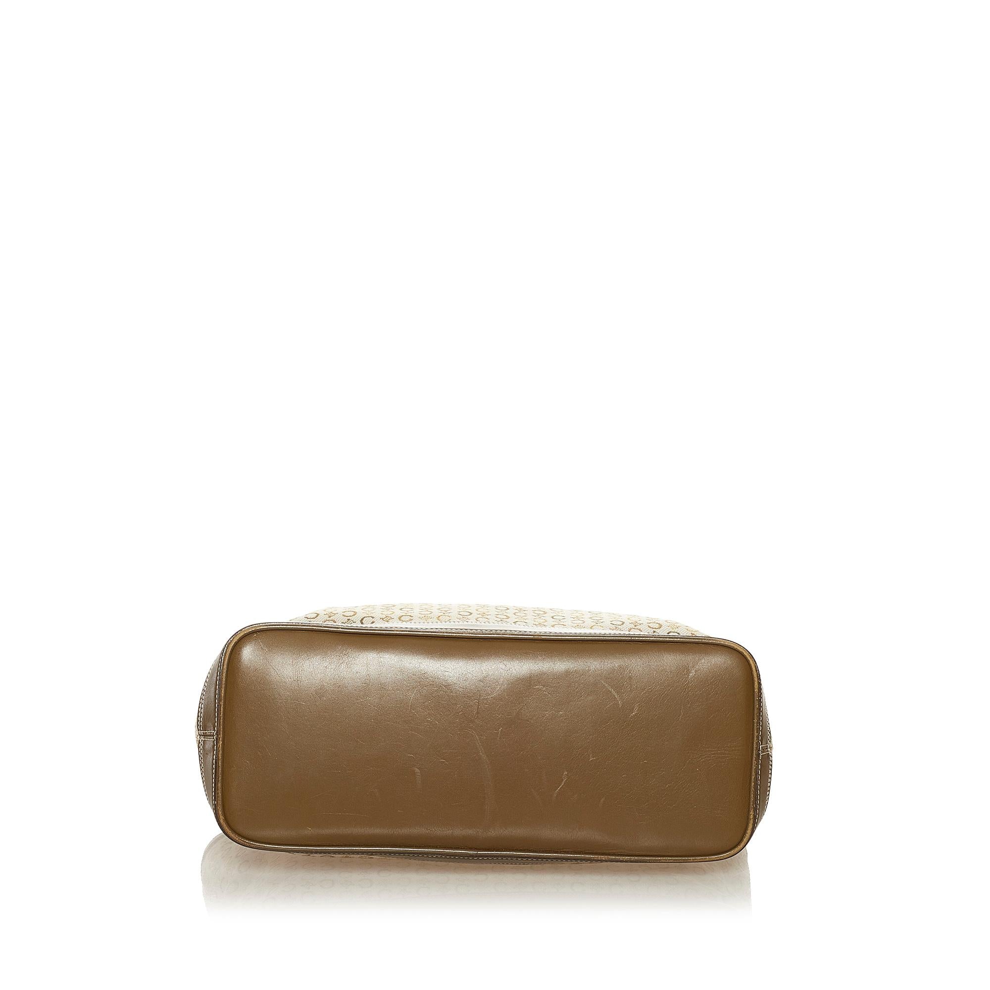 Celine C Macadam Canvas Shoulder Bag (SHG-34837)