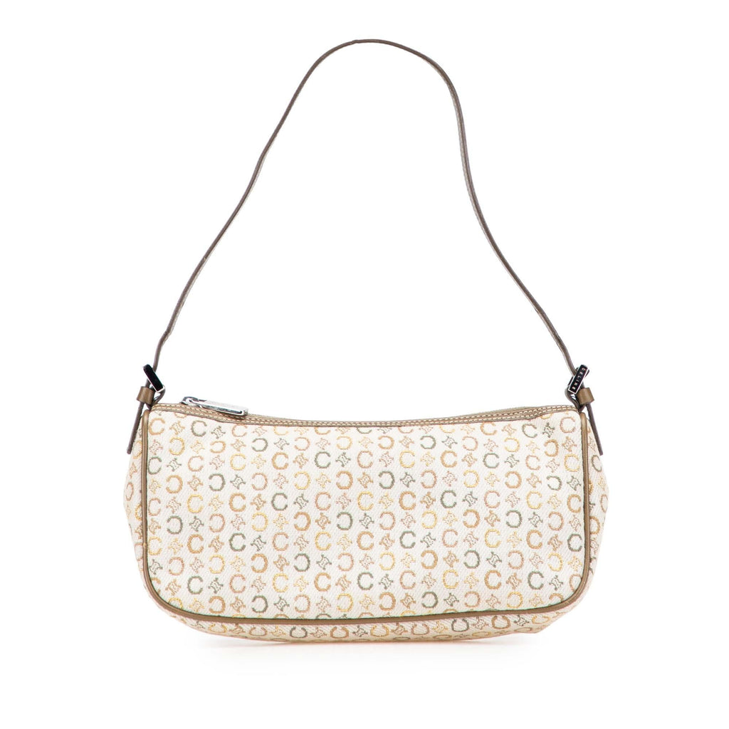 Celine C Macadam Canvas Shoulder Bag