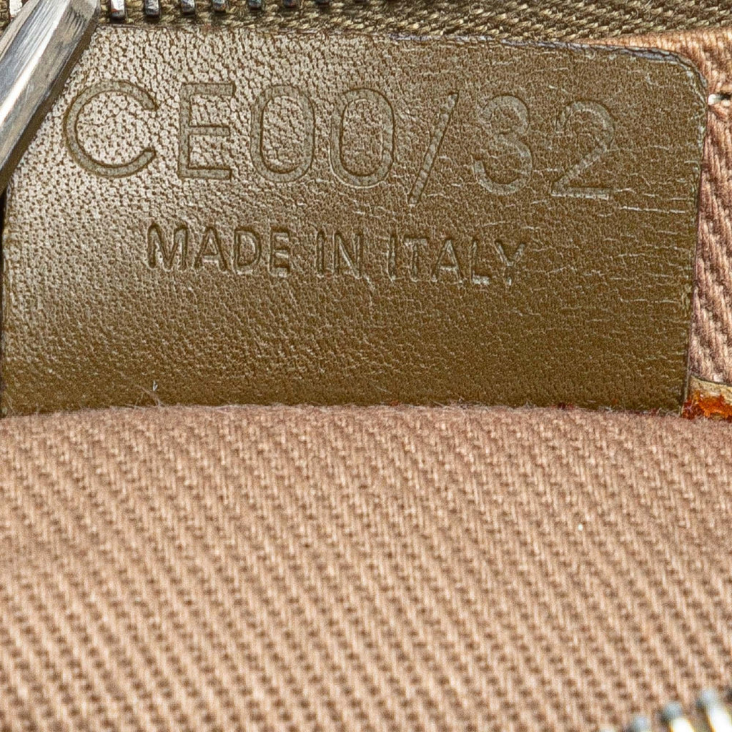 Celine C Macadam Canvas Shoulder Bag