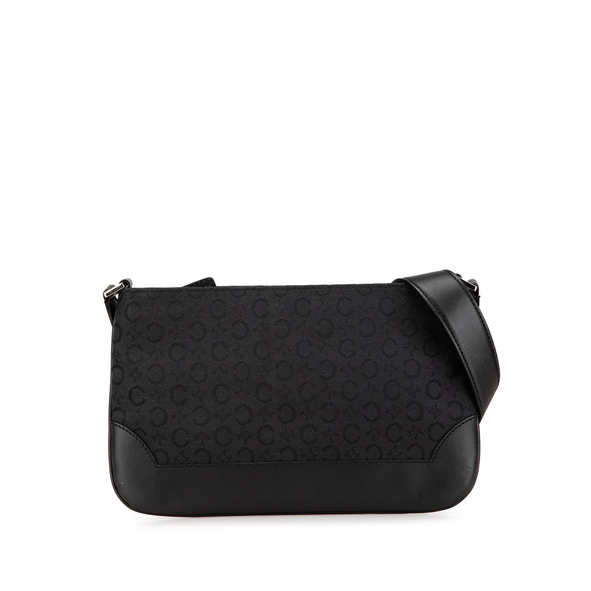Celine C Macadam Canvas Shoulder Bag