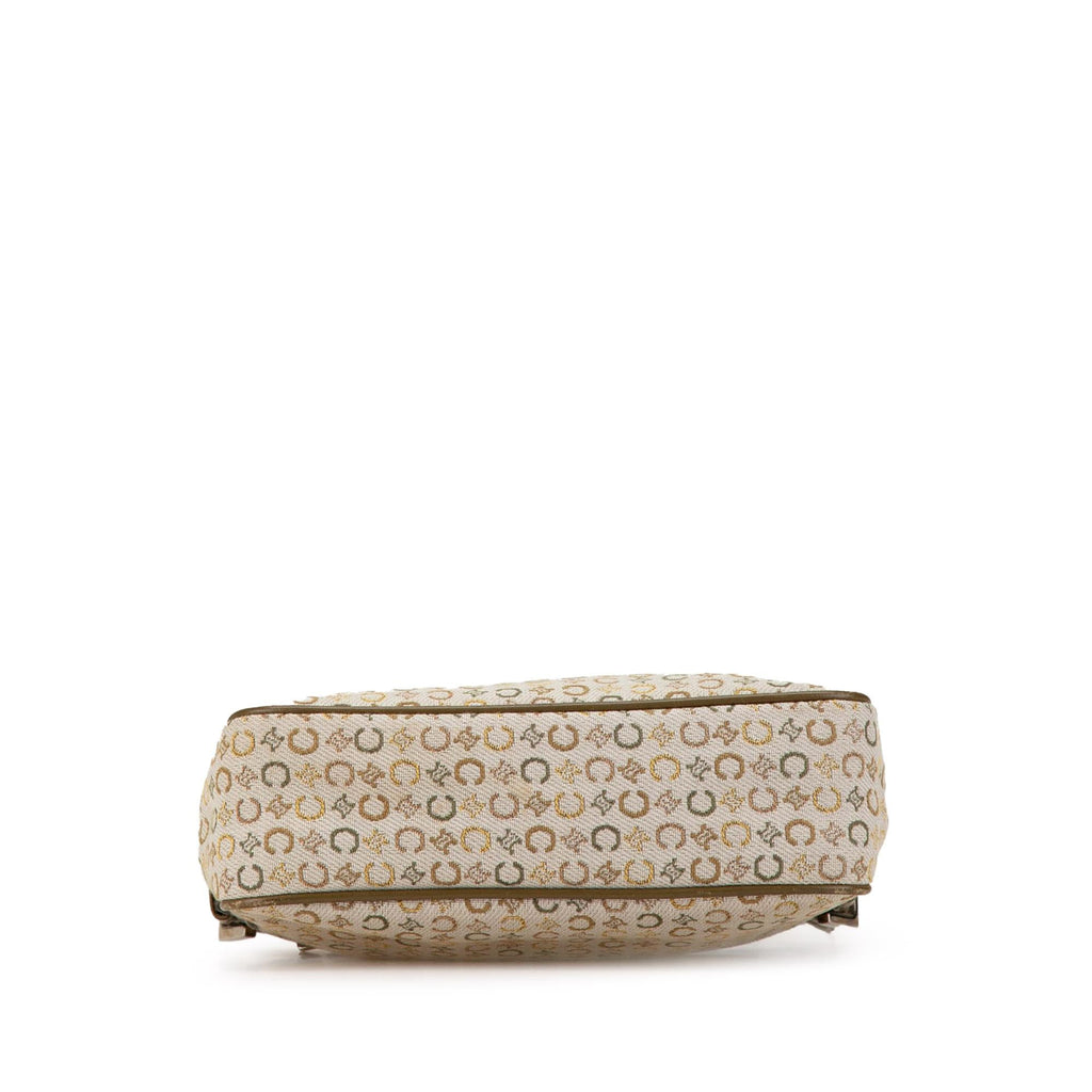 Celine C Macadam Canvas Shoulder Bag