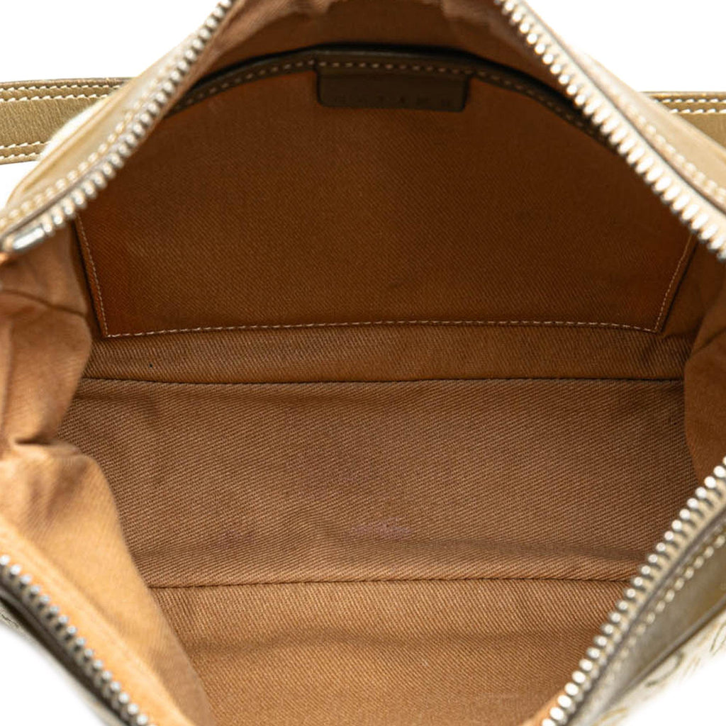 Celine C Macadam Canvas Shoulder Bag