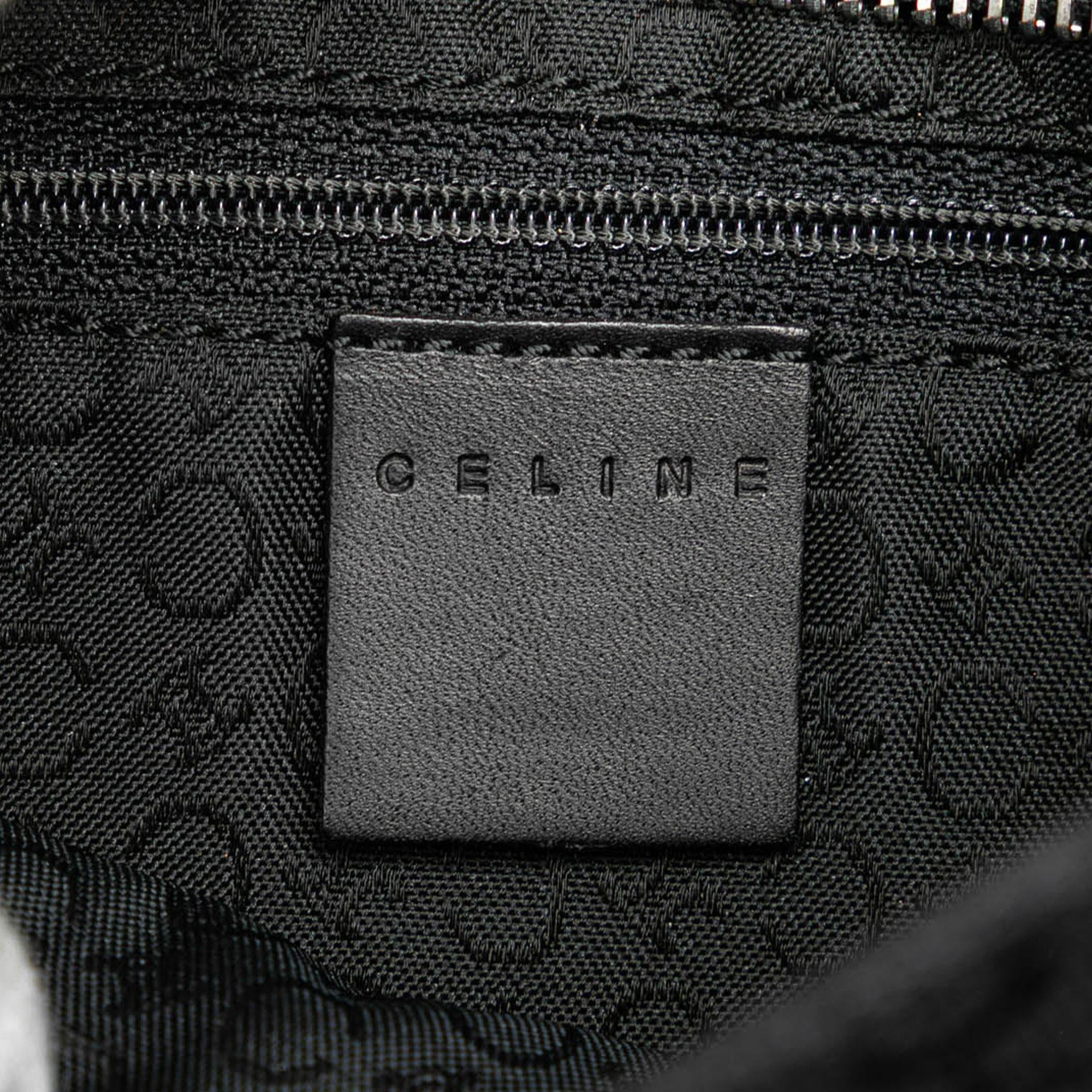 Celine C Macadam Canvas Shoulder Bag