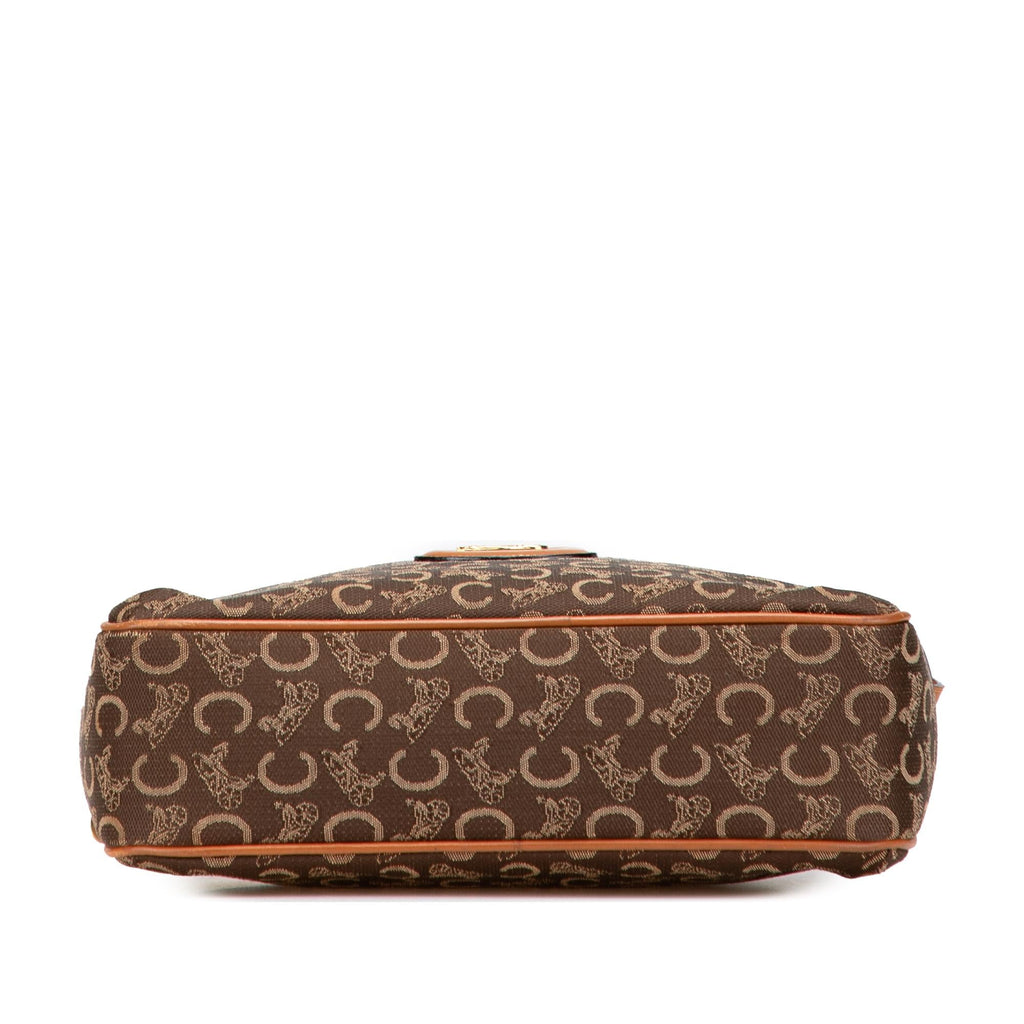 Celine C Macadam Canvas Shoulder Bag