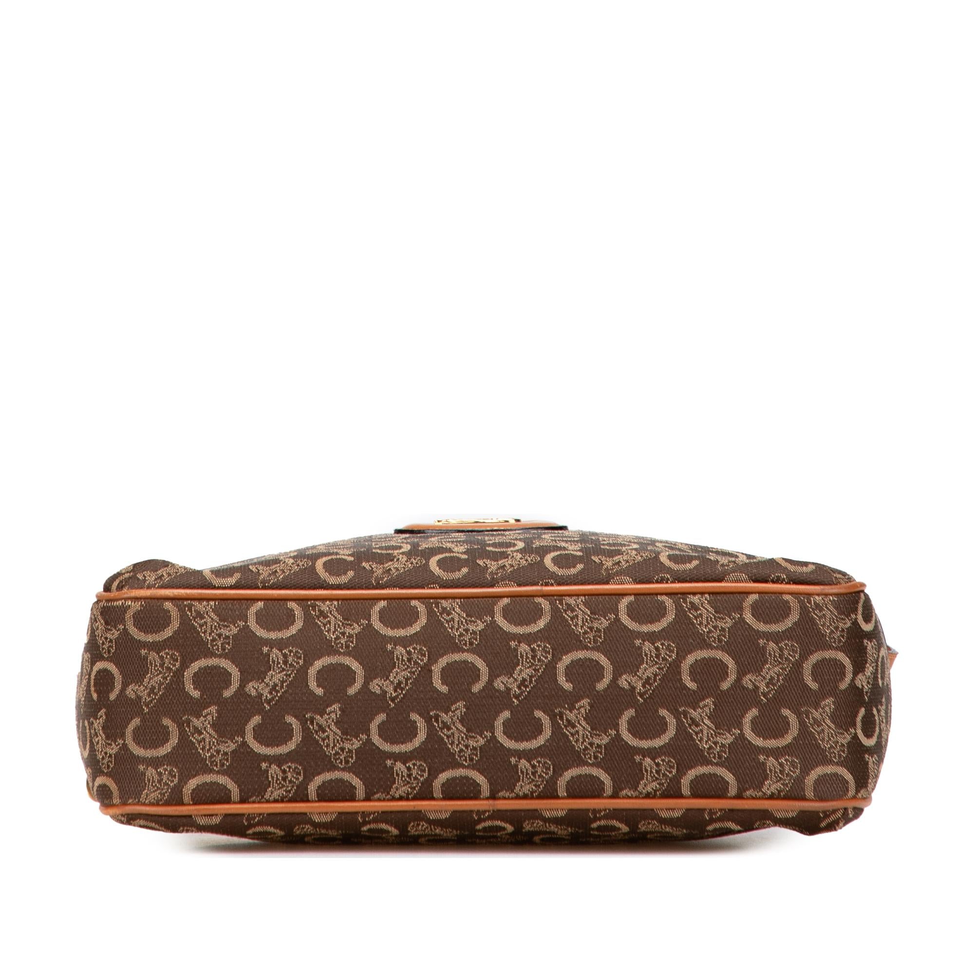 Celine C Macadam Canvas Shoulder Bag