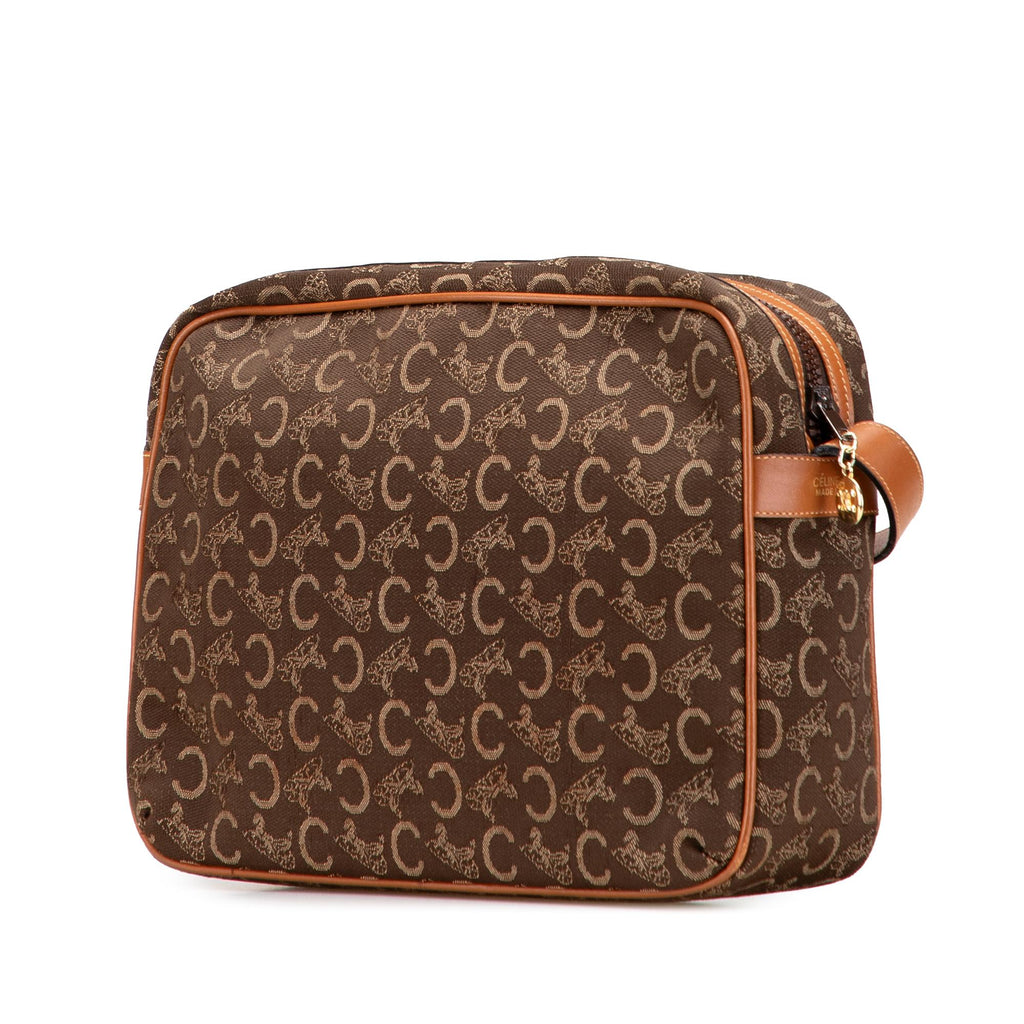 Celine C Macadam Canvas Shoulder Bag