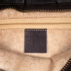 Celine C Macadam Canvas Shoulder Bag