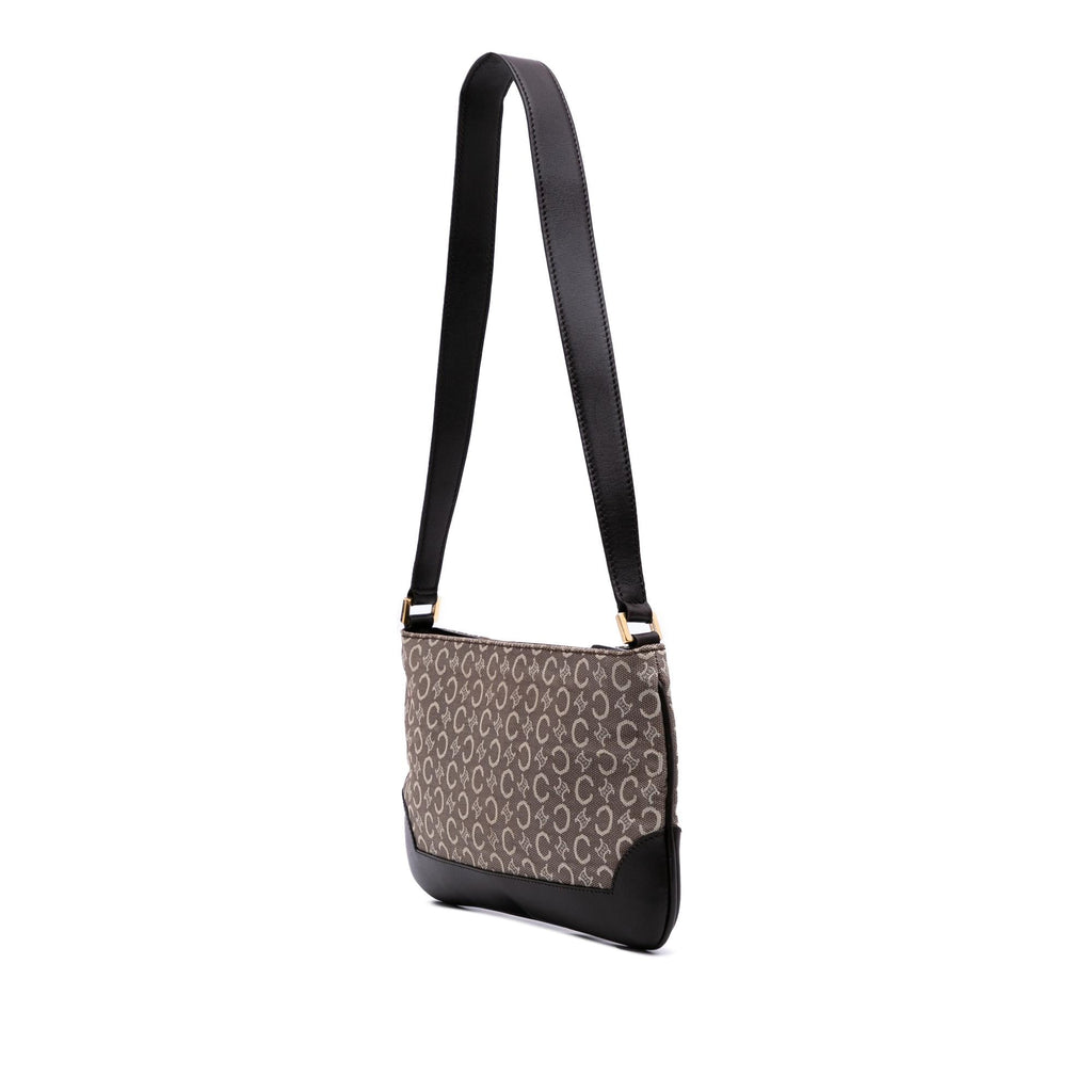 Celine C Macadam Canvas Shoulder Bag