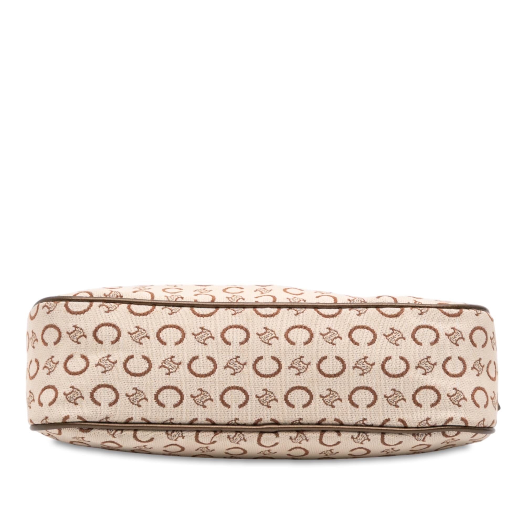 Celine C Macadam Canvas Shoulder Bag