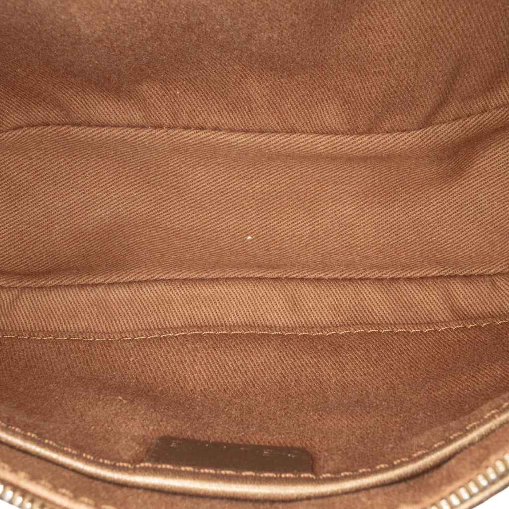 Celine C Macadam Canvas Shoulder Bag