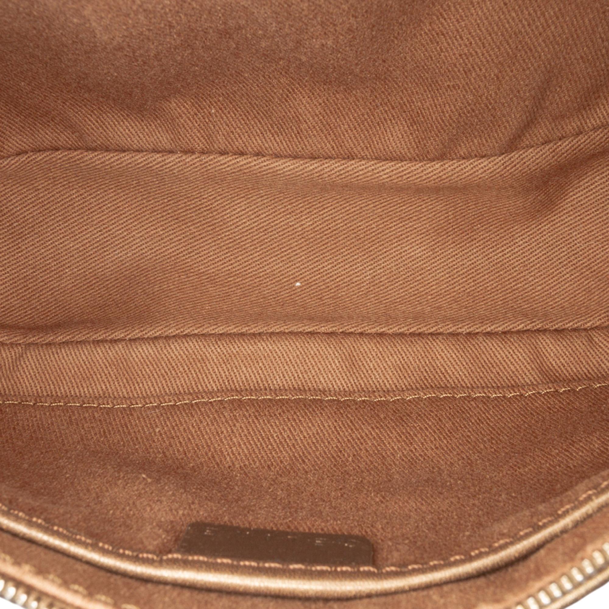 Celine C Macadam Canvas Shoulder Bag