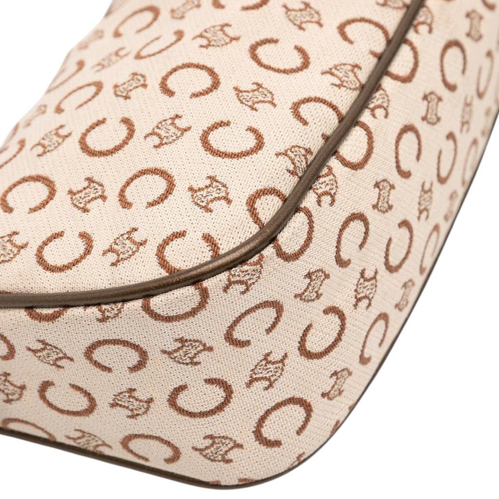 Celine C Macadam Canvas Shoulder Bag