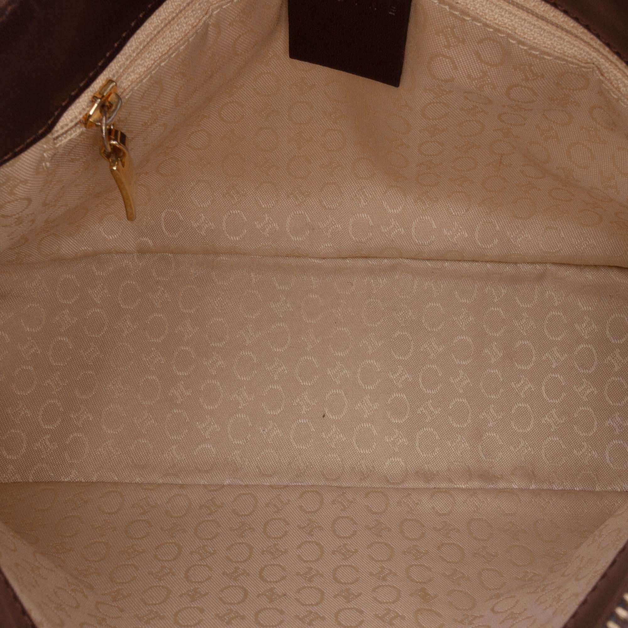 Celine C Macadam Canvas Shoulder Bag