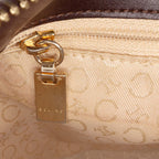 Celine C Macadam Canvas Shoulder Bag