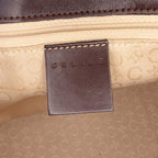 Celine C Macadam Canvas Shoulder Bag
