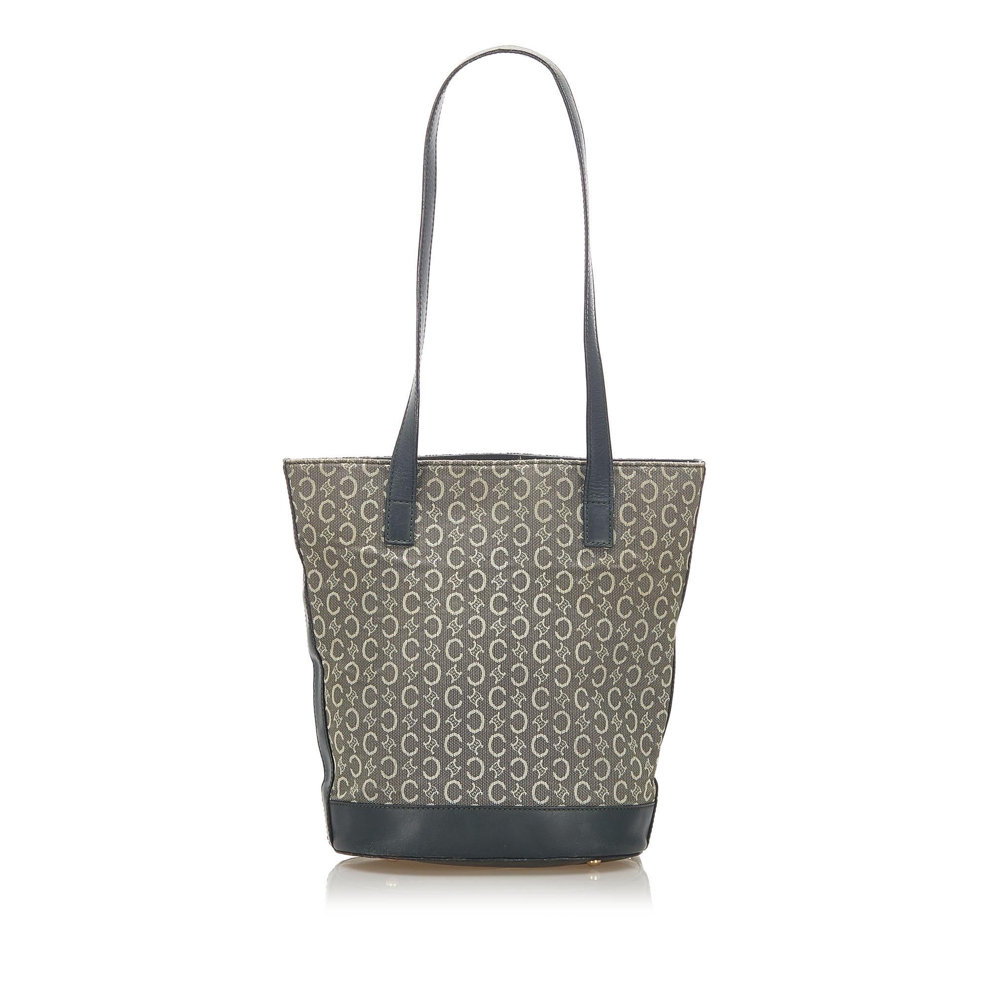 Celine C Macadam Canvas Tote Bag (SHG-35344)
