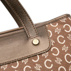 Celine C Macadam Canvas Tote